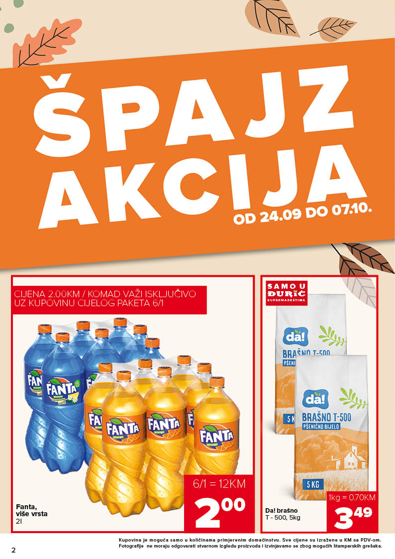 Špajz akcija u Đurić supermarketima