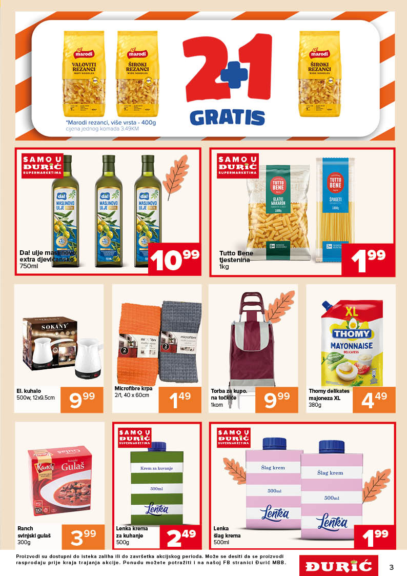 Špajz akcija u Đurić supermarketima
