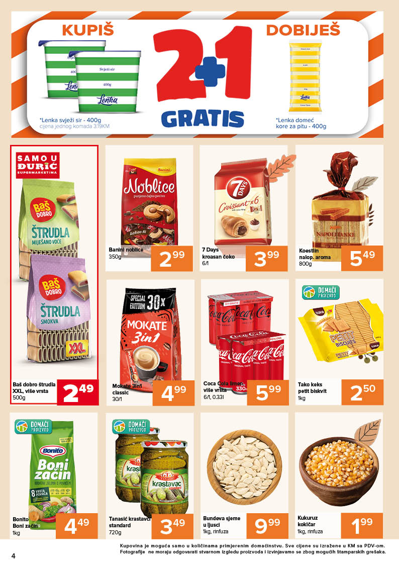 Špajz akcija u Đurić supermarketima
