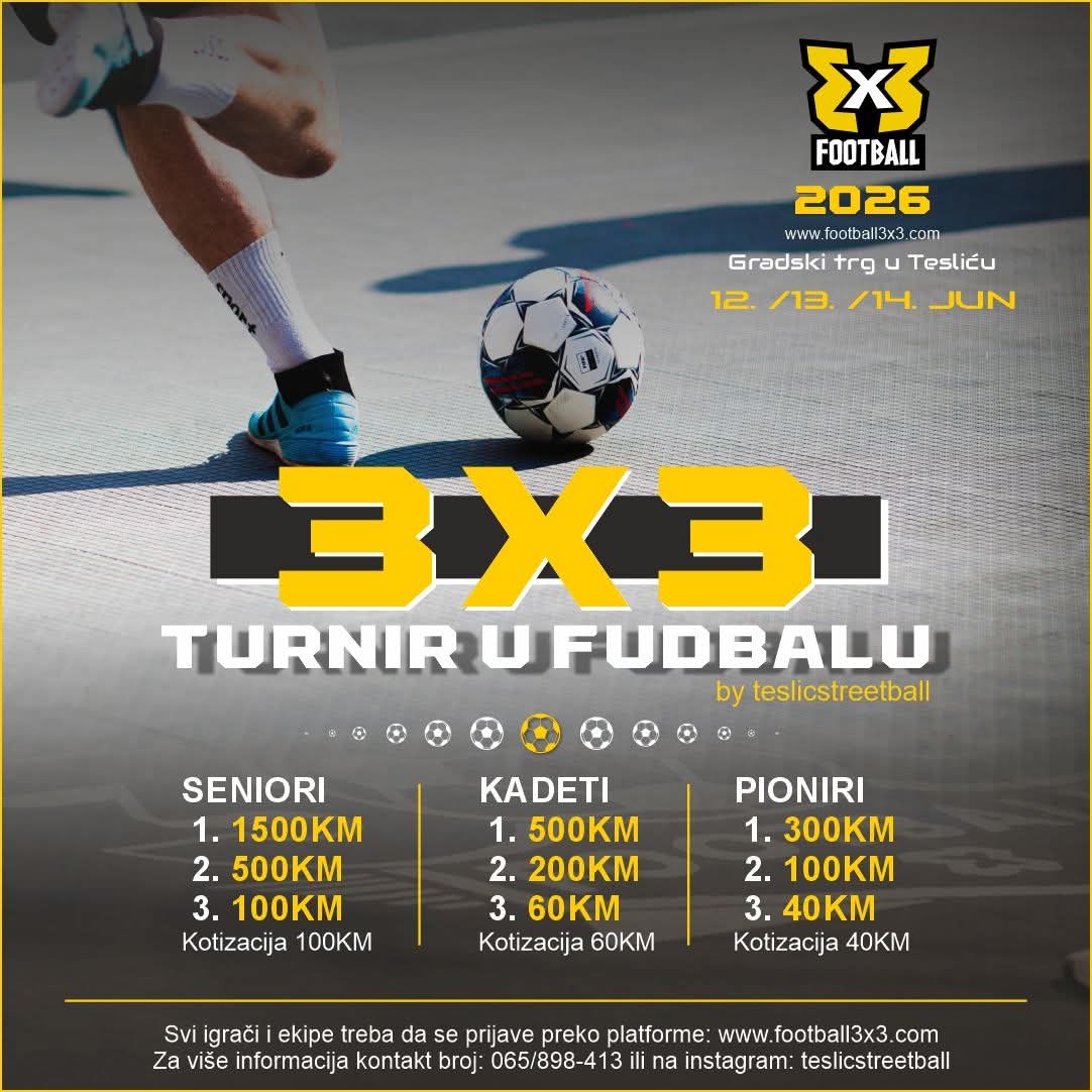 3x3 Turnir u fudbalu