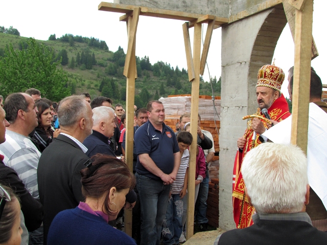 Osveštani temelji crkve u Bijelom Bučju 