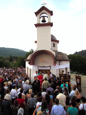 Vladika Vasilije osveštao crkvu u Mladikovinama