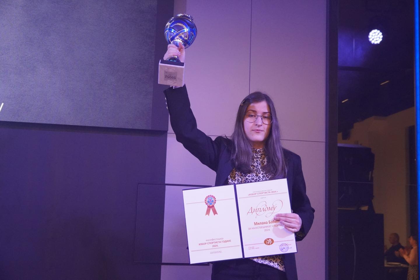 Milana Babić najbolji sportista opštine Teslić za 2024. godinu FOTO